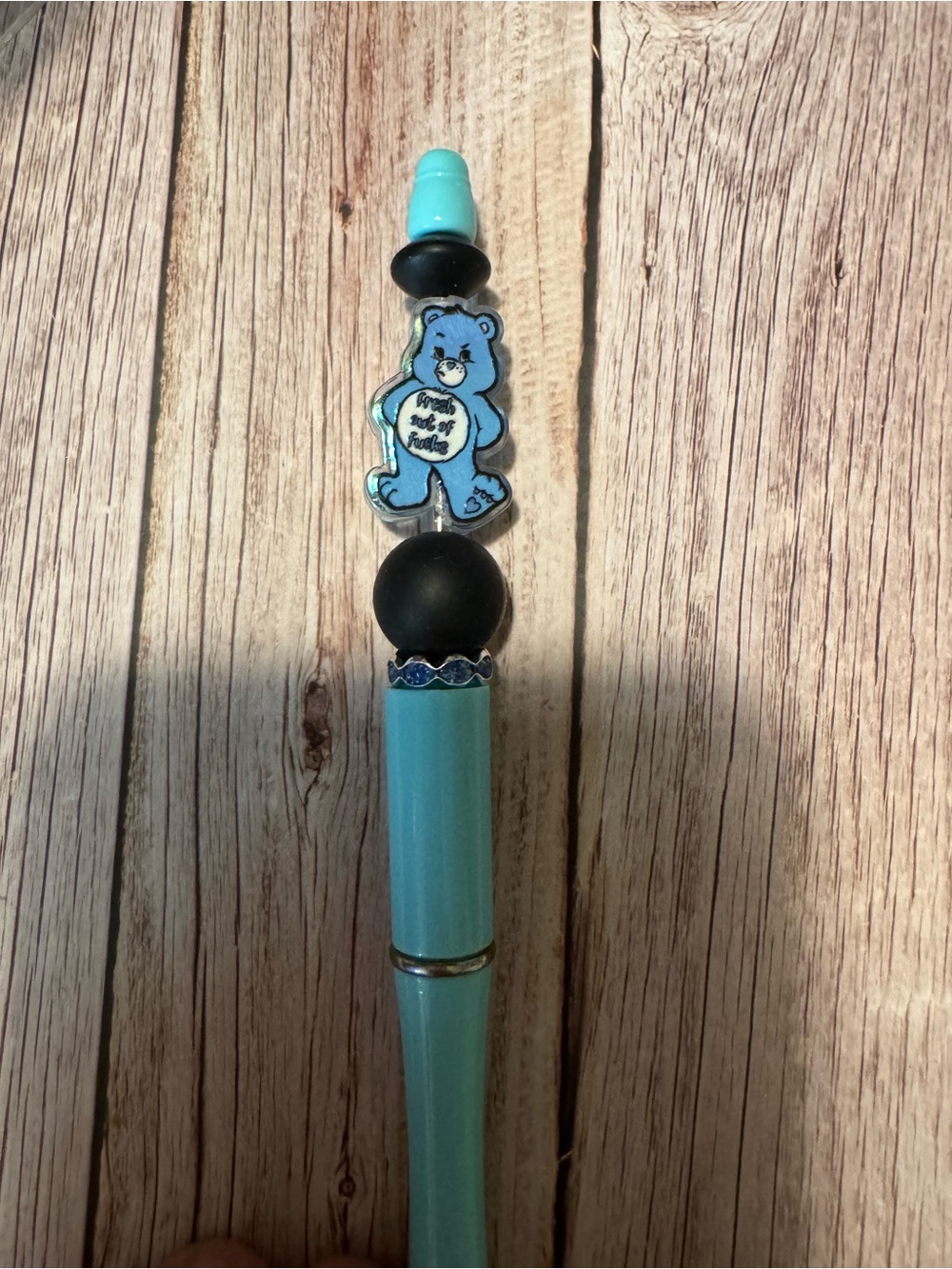 Blue swear bear pen